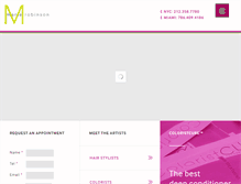 Tablet Screenshot of marierobinsonsalon.com